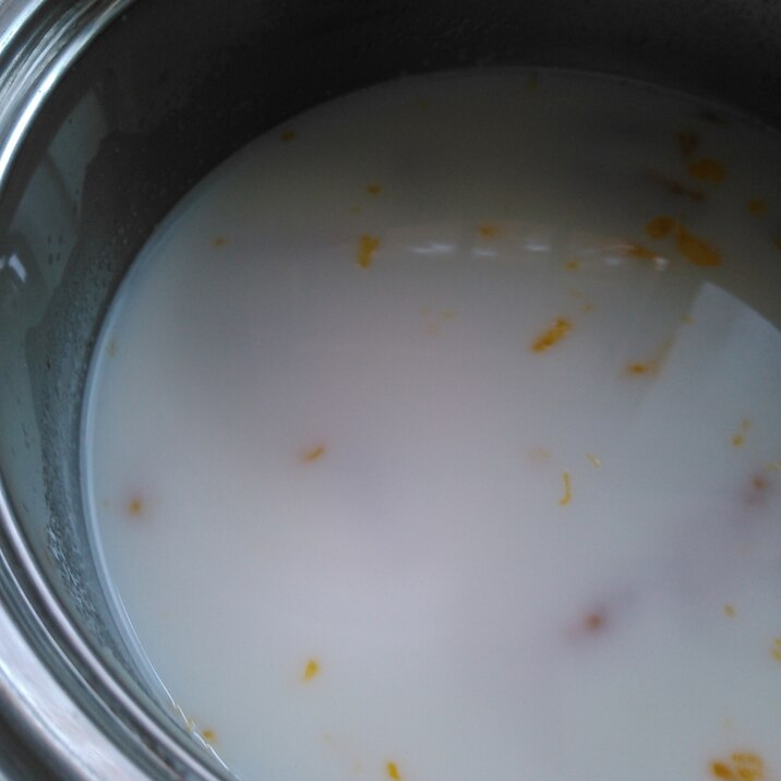 豆乳みかんスープ